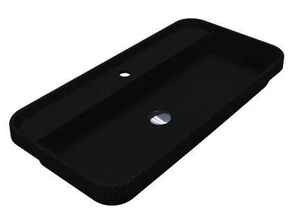 Умивальник OCEAN 800 MIRASTONE BLACK SHINE Miraggio