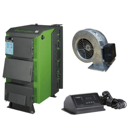 Thermo Alliance Ferrum Plus V 3.0 Котел твердопаливний сталевий FSF+ 30 + Вентилятор котла до 40 кВт, "M Plus M" + "ТА25nzPID" Контролер для котла