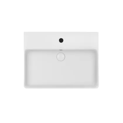 Раковина Qtap Crow 600х450х150 White з донним клапаном QT0511WL032W