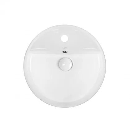 Раковина-чаша Qtap Swan 420х420х145 White з донним клапаном QT1611A051TW