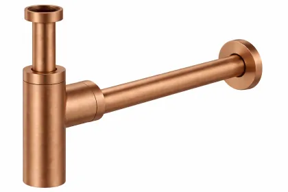 Універсальний сифон для раковини VBI BRUSHED COPPER