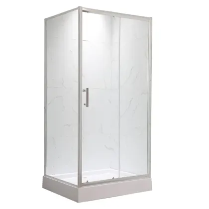 Душова кабіна з низьким піддоном Mixxus HARD SCT01-120x80x198-TR Chrome NEW прозоре скло 5мм (MI8428)