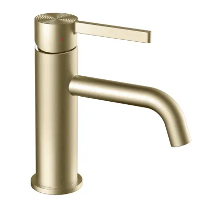 Змішувач для раковини REA FOSTER BRUSHED GOLD низький