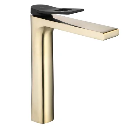 Змішувач для раковини (умивальника) REA SOUL BRUSHED GOLD
