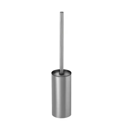 Йоржик для унітазу підлоговий VBI ROUND NICKEL
