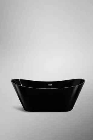 Ванна VBI MARMOLADA BLACK 170 x 75 окремостояча