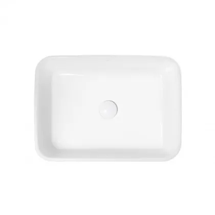 Раковина-чаша Qtap Tern 500х370х200 White з донним клапаном QT1711A048W