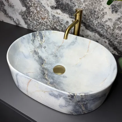 Умивальник (раковина) VBI VERONA 50 GRANIT GLOSSY накладний