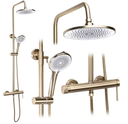Душовий гарнітур REA FOSS CLIF BRUSHED GOLD
