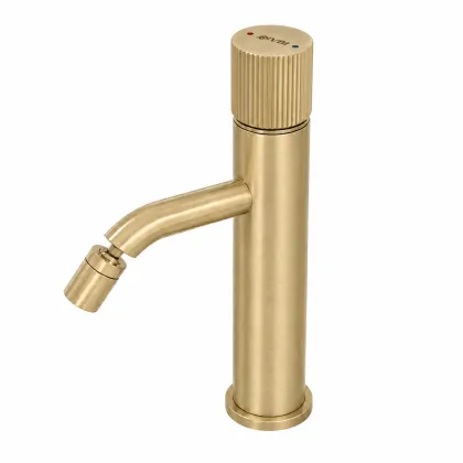 Змішувач для біде VBI MILANO TRE BRUSHED GOLD