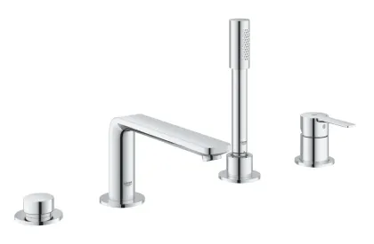 Одноважільний змішувач для ванни на 4 отвори Grohe Lineare (19577001)