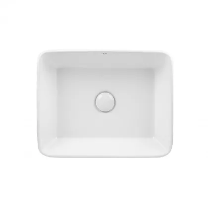 Раковина-чаша Qtap Tern 475х370х140 White з донним клапаном QT17112074W