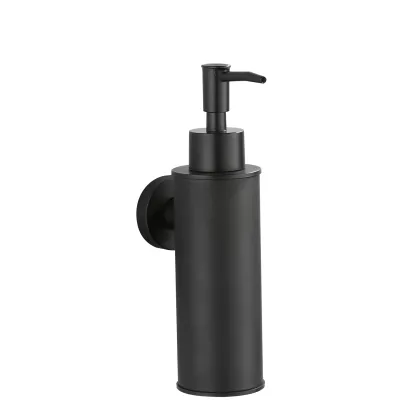Дозатор для рідкого мила VBI ROUND BLACK