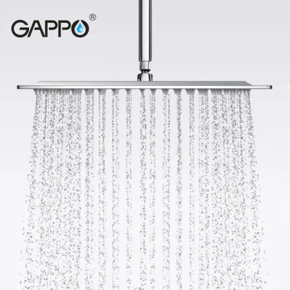 Тропічний душ GAPPO G28, 200x200 мм, нержавіюча сталь, хром