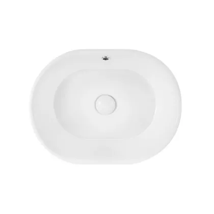 Раковина-чаша Qtap Robin 505х385х190 White з донним клапаном QT1311A025W