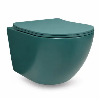 Підвісний унітаз VBI VULCANO EMERALD MATT TORNADO