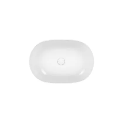 Раковина-чаша Qtap Cardinal 600х400х145 White з донним клапаном QT04117060IW