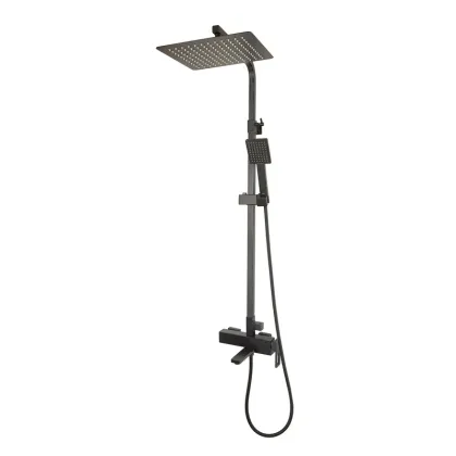 Душова колона із змішувачем Koer KB-56009-05 (Колір чорний) (KR3507)