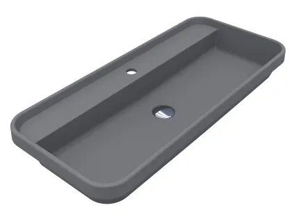 Умивальник OCEAN 900 MIRASTONE GRAY Miraggio