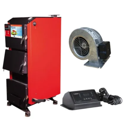 Thermo Alliance Vulcan Plus V 3.0 Котел твердопаливний сталевий VPSFW 50 + Вентилятор котла до 40 кВт, "M Plus M" + "ТА25nzPID" Контролер для котла