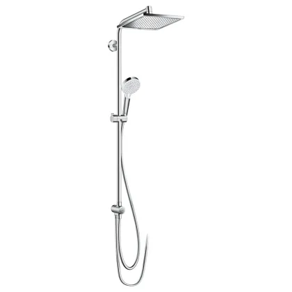 Crometta E 240 1jet Showerpipe Reno Душова система EcoSmart 9 л / хв, хром