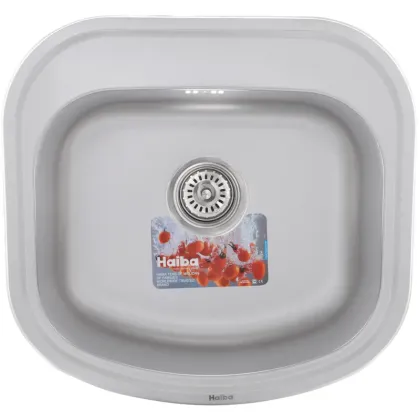 Мийка кухонна Haiba 49x47 (decor) (HB0535)