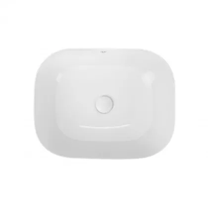 Раковина-чаша Qtap Aquarius 490x395x150 White з донним клапаном QT21112143W