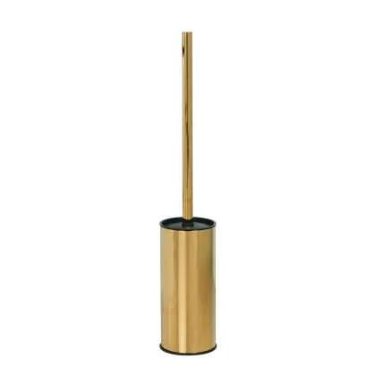 Йоржик для унітазу підлоговий VBI ROUND GOLD