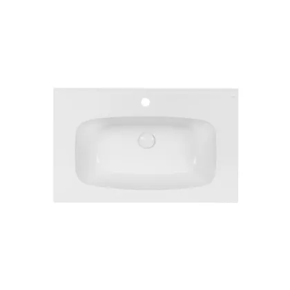 Раковина Qtap Albatross 5H 800х500х210 White з донним клапаном QT01115080HW