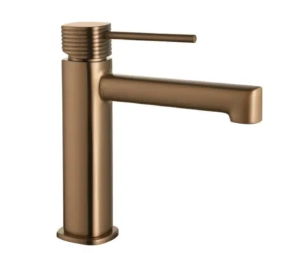 IMEX FIRENZE BRUSHED ROSE GOLD Змішувач для умивальника, PVD матове рожеве золото