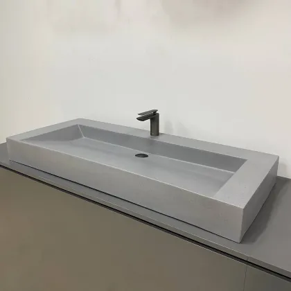 Умивальник (раковина) VBI VIESTE 120 GREY MATT накладний підвісний