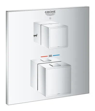 Термостат прихованого монтажу на 2 споживача Grohe Grohtherm Cube (24155000)