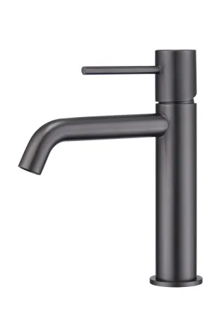 IMEX MONZA BLACK GUN METAL Змішувач для умивальника, PVD графіт