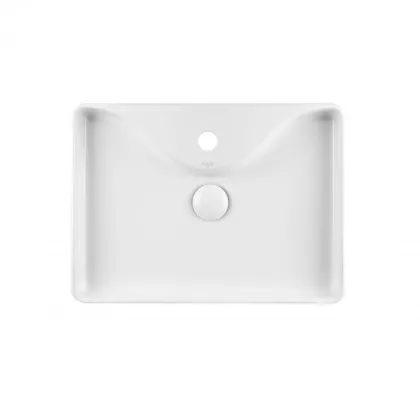 Раковина-чаша Qtap Crow 515х370х120 White з донним клапаном QT0511A064W