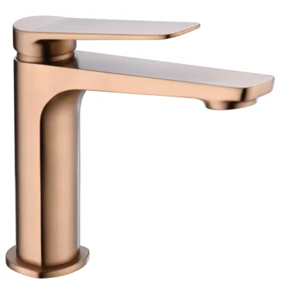IMEX NAPOLES BRUSHED ROSE GOLD Змішувач для умивальника, PVD матове рожеве золото