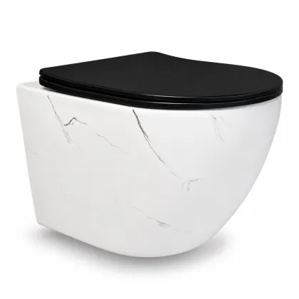 Підвісний унітаз VBI VULCANO WHITE STONE MATT TORNADO