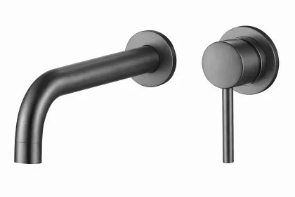 Змішувач для раковини VBI MILANO LONG GRAPHITE прихованого монтажу