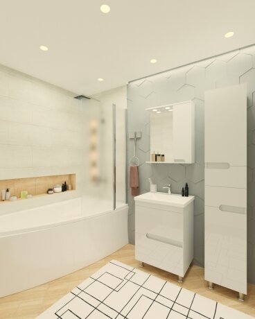 Меблі для ванної кімнати — Photo 35