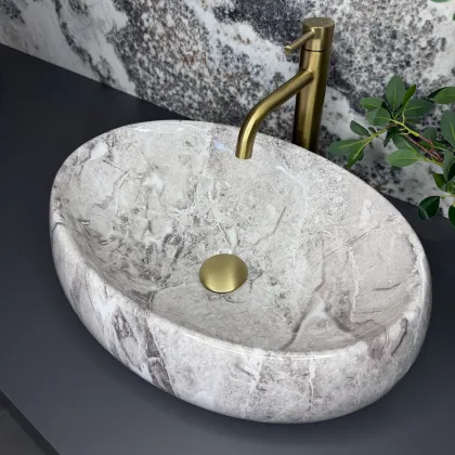 Умивальник (раковина) VBI VENETO STONE GLOSSY накладний