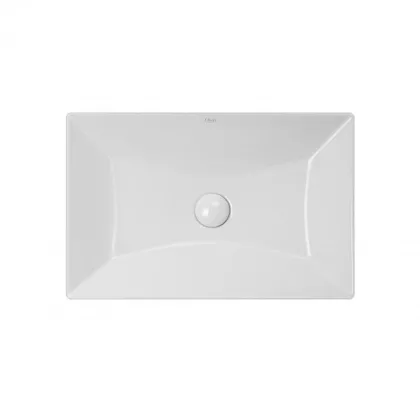 Раковина Qtap Crow 558х372х145 White з донним клапаном QT0511L739W