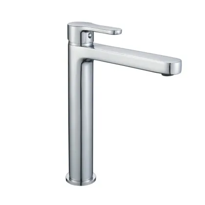 Змішувач латунний для раковини Lidz Astra 001FH високий (k35) LDAST001FHCRM48090 Chrome