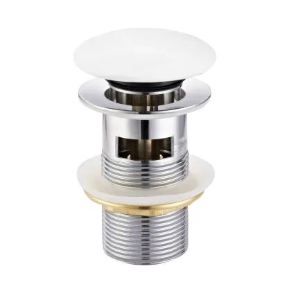 Донний клапан click-clack з переливом, з керамічною накладкою, латунь, 1 1/4", de la blanco