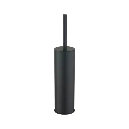 Йоржик для унітазу підлоговий VBI ROUND M BLACK