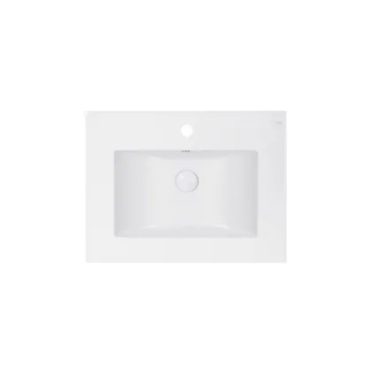 Раковина Qtap Albatross E 600х460х180 White з донним клапаном QT01119060EW