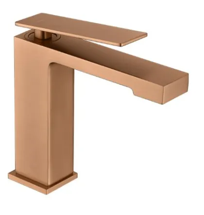 IMEX PISA BRUSHED ROSE GOLD Змішувач для умивальника, PVD матове рожеве золото