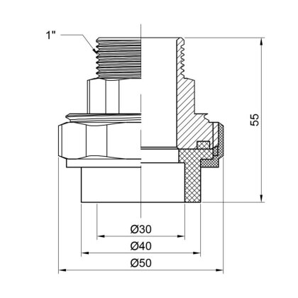 Раковина-чаша Qtap Leo 585х380х180 Matt black з донним клапаном QT1111A028MB — Photo 32