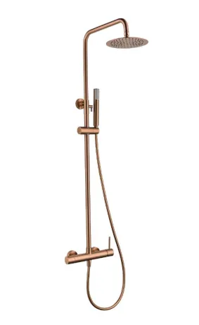 IMEX MONZA PVD BRUSHED ROSE GOLD Душова колона, PVD рожеве матове золото