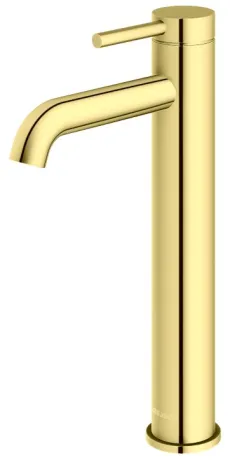 Змішувач для раковини (умивальника) KOHLMAN AXEL GOLD високий