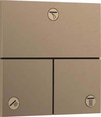 SHOWERSELECT COMFORT E перемикач потоків, закритий монтаж, колір шлифована бронза
