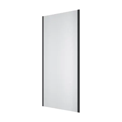 Бічна панель Line Pro 900мм, black matt, скло 6мм grape